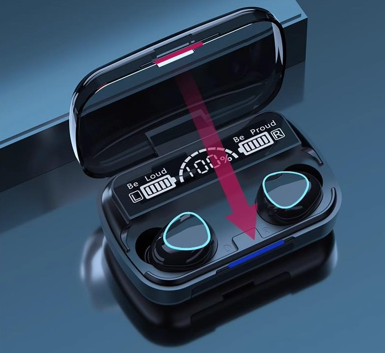 M10 Bluetooth earphones with ultra long battery life high battery capacity wireless noise reduction gaming earphones